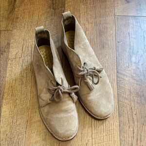Tan Suede Ankle Boots